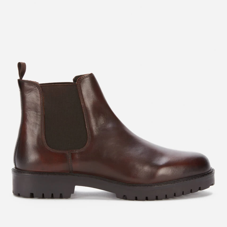 Walk London Men's Sean Leather Chelsea Boots - Brown 1 Walk London Men's Sean Leather Chelsea Boots - Brown