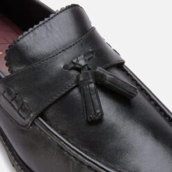 Walk London Men's Sean Leather Tassel Loafers - Black 7 Walk London Men's Sean Leather Tassel Loafers - Black -Vans Shoes Shop 13124530 7724898523527715