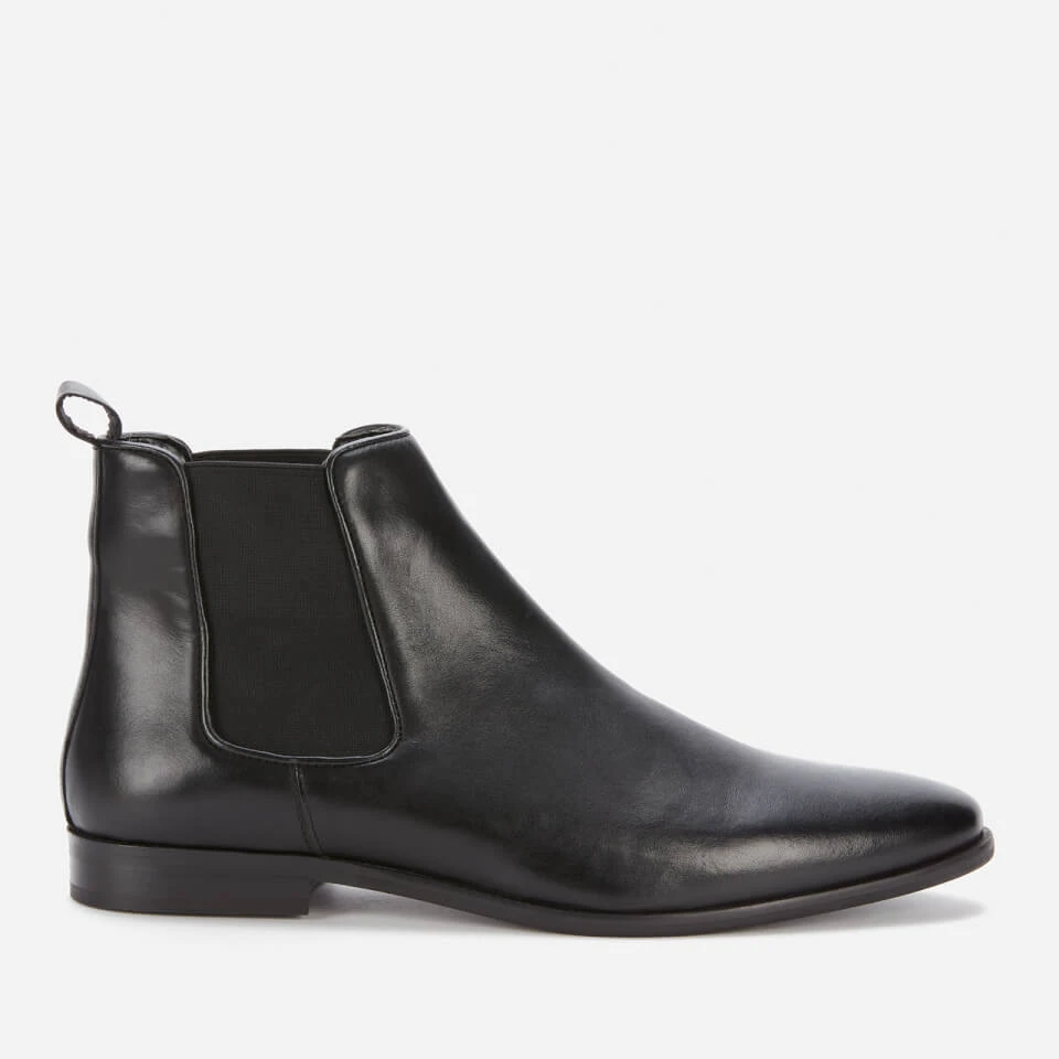 Walk London Men's Alfie Leather Chelsea Boots - Black 1 Walk London Men's Alfie Leather Chelsea Boots - Black