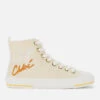 See By Chloé Women's Aryana Canvas Hi-Top Trainers - Beige