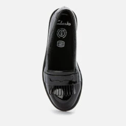 Clarks Kids' Scala Bright School Shoes - Black Patent -Vans Shoes Shop 13131263 4864902149129799