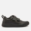 Clarks Vibrant Glow Kids' School Shoes - Black Leather
