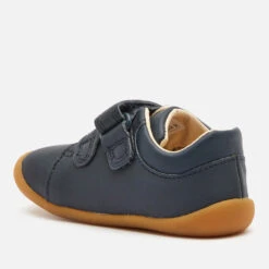 Clarks Toddlers Roamer Craft Shoes - Navy Leather -Vans Shoes Shop 13131327 8154883744708190