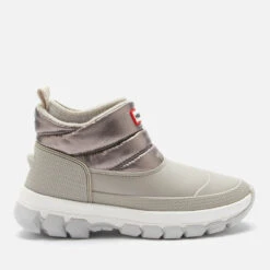 Hunter Women's Metallic Insulated Snow Boots - Dark Silver