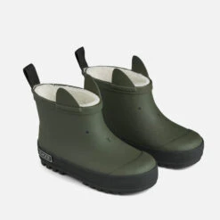 Liewood Kids' Jesse Thermo Rainboot - Hunter Green/Black Mix -Vans Shoes Shop 13148930 1095021573558652