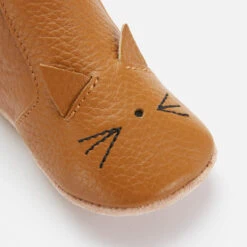 Liewood Kids' Edith Leather Slipper Shoes - Cat Golden Caramel -Vans Shoes Shop 13148948 1455021573850978