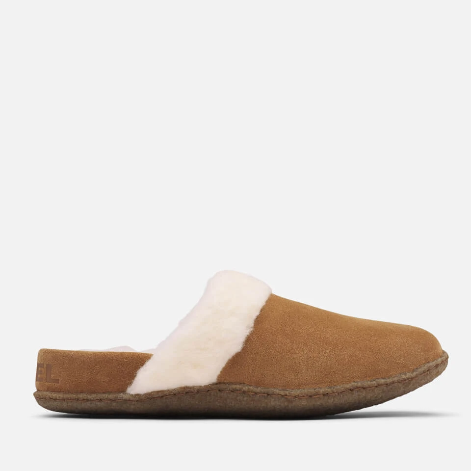 Sorel Women's Nakisk A Slide Ii Suede Slippers - Camel Brown 1 Sorel Women's Nakisk A Slide Ii Suede Slippers - Camel Brown