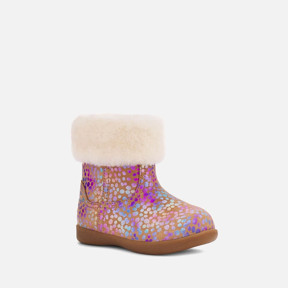 UGG Toddlers' JORIE II Spots Boots - Chestnut Sparkle Suede 2 UGG Toddlers' JORIE II Spots Boots - Chestnut Sparkle Suede - Image 2