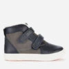 UGG Toddlers' RENNON II Velcro High Top Trainers - Charcoal