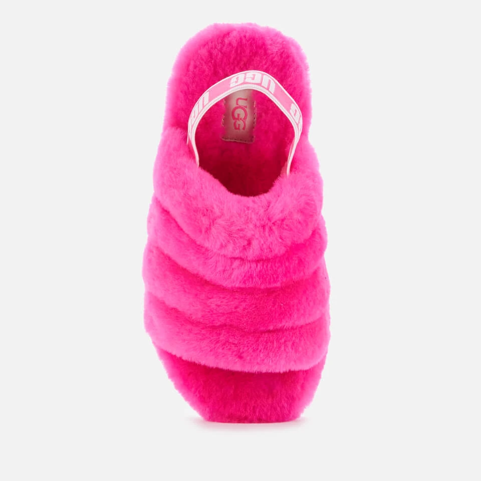 UGG Kids' Fluff Yeah Slide Slippers - Rock Rose 3 UGG Kids' Fluff Yeah Slide Slippers - Rock Rose - Image 3