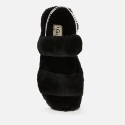 UGG Kids' Oh Yeah Slippers - Black -Vans Shoes Shop 13149752 1254883738815092