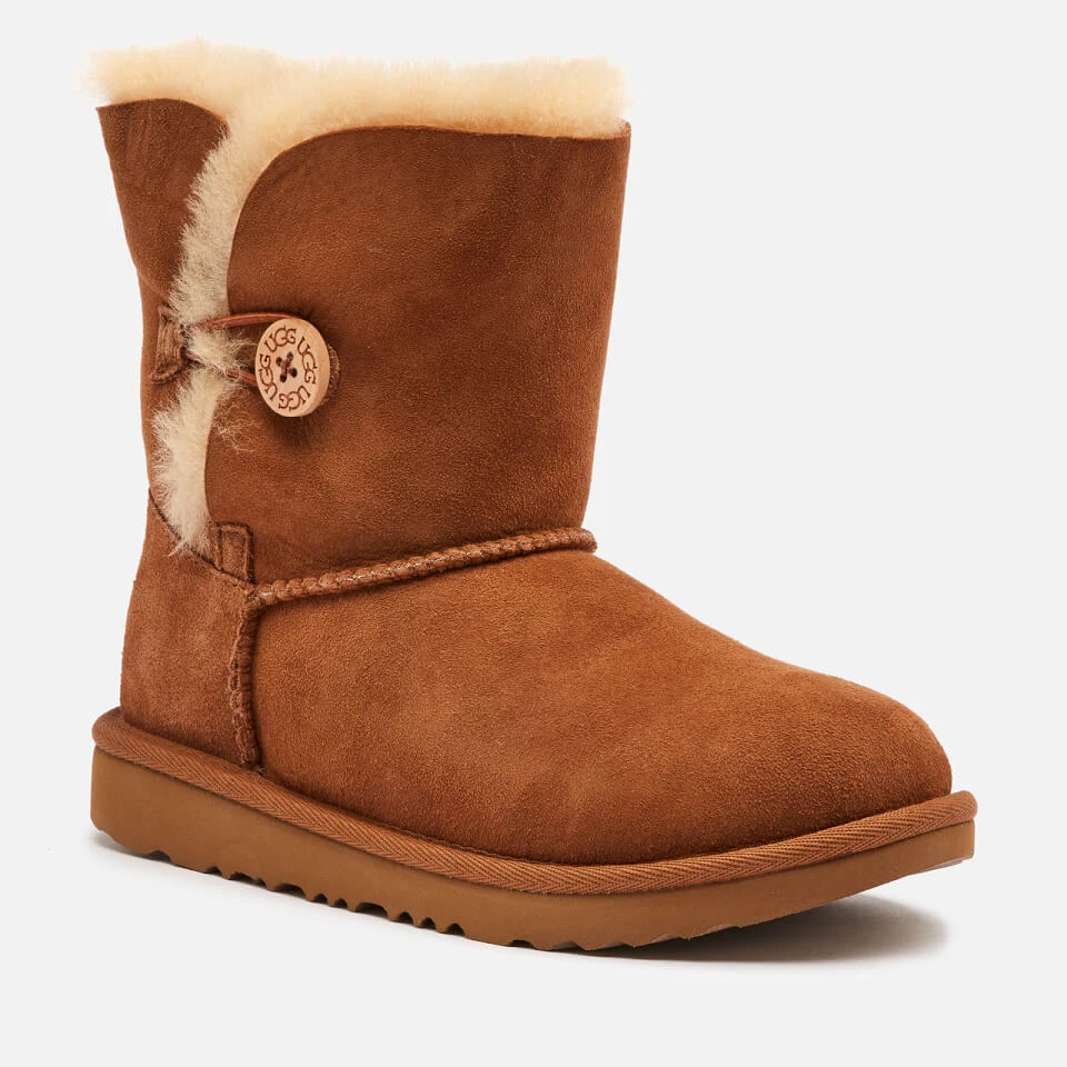 UGG Kids' Bailey Button II Boots - Chestnut 2 UGG Kids' Bailey Button II Boots - Chestnut - Image 2
