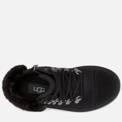 UGG Kids' Azell Hiker All Weather Boots - Black -Vans Shoes Shop 13149835 1774908296231877