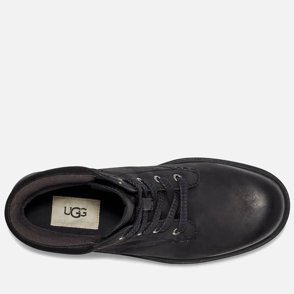 UGG Women's Harrison Lace Waterproof Leather Lace Up Boots - Black 3 UGG Women's Harrison Lace Waterproof Leather Lace Up Boots - Black - Image 3
