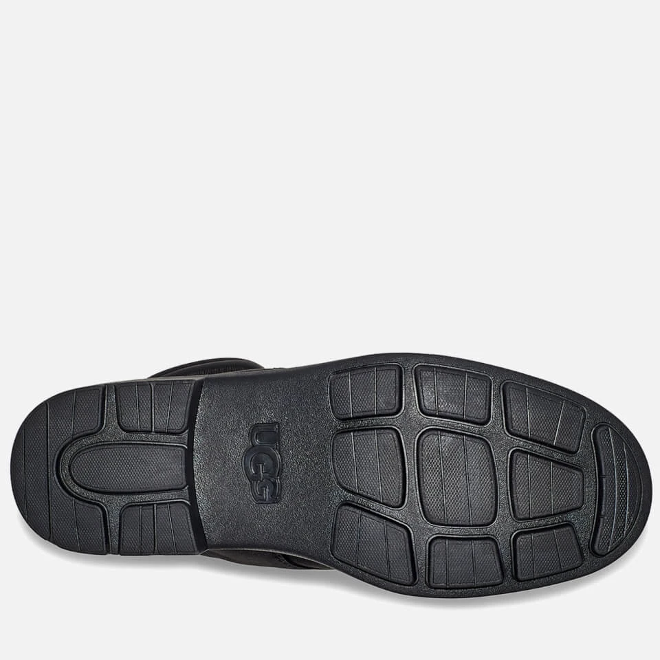 UGG Women's Harrison Lace Waterproof Leather Lace Up Boots - Black 5 UGG Women's Harrison Lace Waterproof Leather Lace Up Boots - Black - Image 5