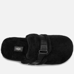UGG Men's Fluff It Slippers - Black -Vans Shoes Shop 13152449 1214978540907238