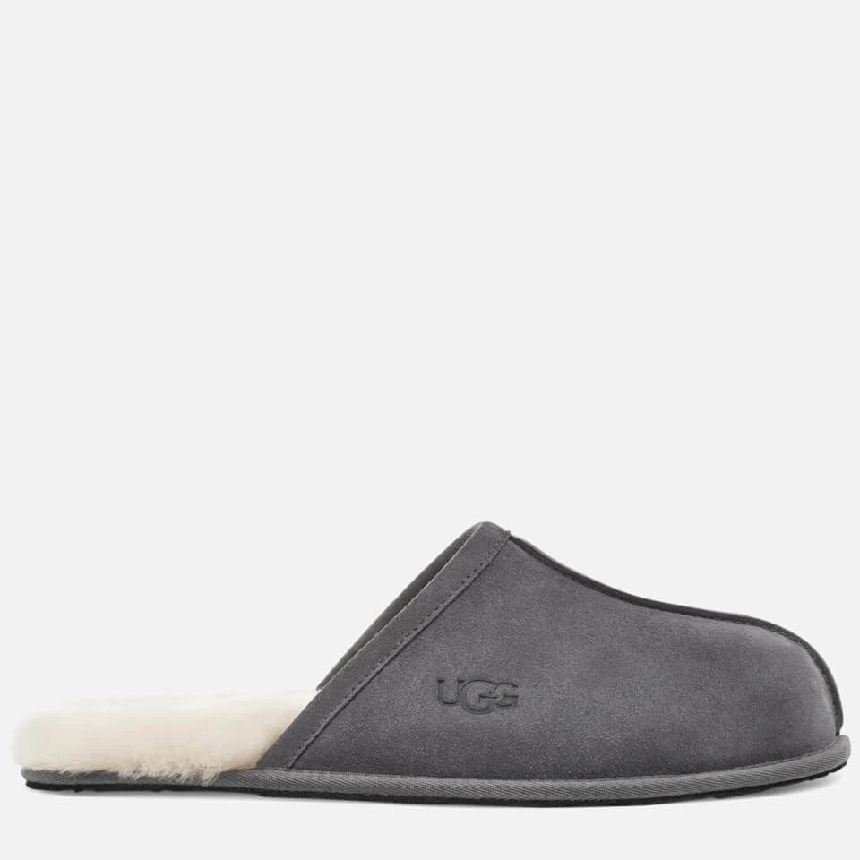 UGG Men's Scuff Suede/Sheepskin Slippers - Dark Grey 1 UGG Men's Scuff Suede/Sheepskin Slippers - Dark Grey