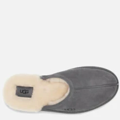 UGG Men's Scuff Suede/Sheepskin Slippers - Dark Grey 3 UGG Men's Scuff Suede/Sheepskin Slippers - Dark Grey -Vans Shoes Shop 13152508 2074913497630617