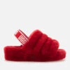 UGG Women's Fluff Yeah Slide Sheepskin Slippers - Ribbon Red