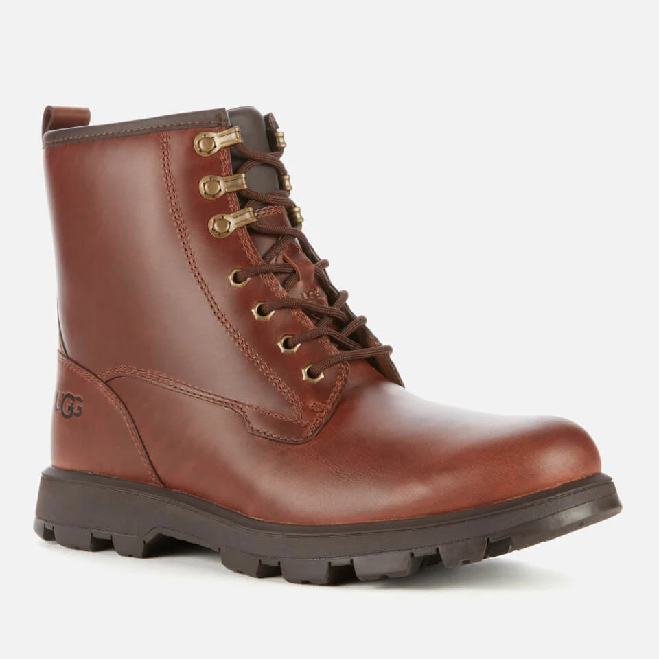 UGG Men's Kirkson Waterproof Leather Lace Up Boots - Chestnut 2 UGG Men's Kirkson Waterproof Leather Lace Up Boots - Chestnut - Image 2