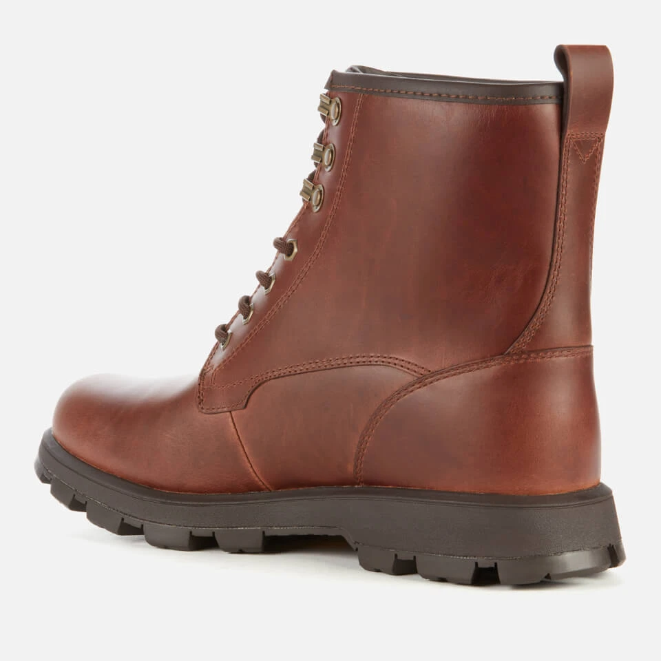 UGG Men's Kirkson Waterproof Leather Lace Up Boots - Chestnut 3 UGG Men's Kirkson Waterproof Leather Lace Up Boots - Chestnut - Image 3