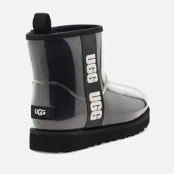 UGG Women's Classic Clear Mini Waterproof Boots - Black 7 UGG Women's Classic Clear Mini Waterproof Boots - Black -Vans Shoes Shop 13152702 2504978541354352
