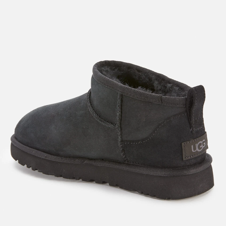 UGG Women's Classic Ultra Mini Sheepskin Boots - Black 3 UGG Women's Classic Ultra Mini Sheepskin Boots - Black - Image 3
