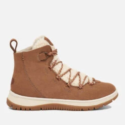 UGG Women's Lakesider Heritage Mid Waterproof Suede Boots - Chestnut