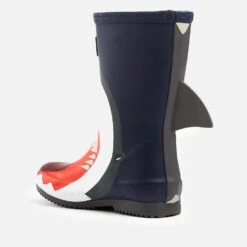 Joules Kids' Printed Wellies - Navy Shark -Vans Shoes Shop 13156687 1834955265509493