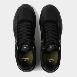 PS Paul Smith Men's Huey Running Style Trainers - Black/Black -Vans Shoes Shop 13166211 1804901861258703