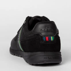 PS Paul Smith Men's Huey Running Style Trainers - Black/Black -Vans Shoes Shop 13166211 9374901861301018