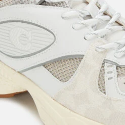 Coach Men's Tech Running Style Trainers - Optic White -Vans Shoes Shop 13167861 2954900053087909