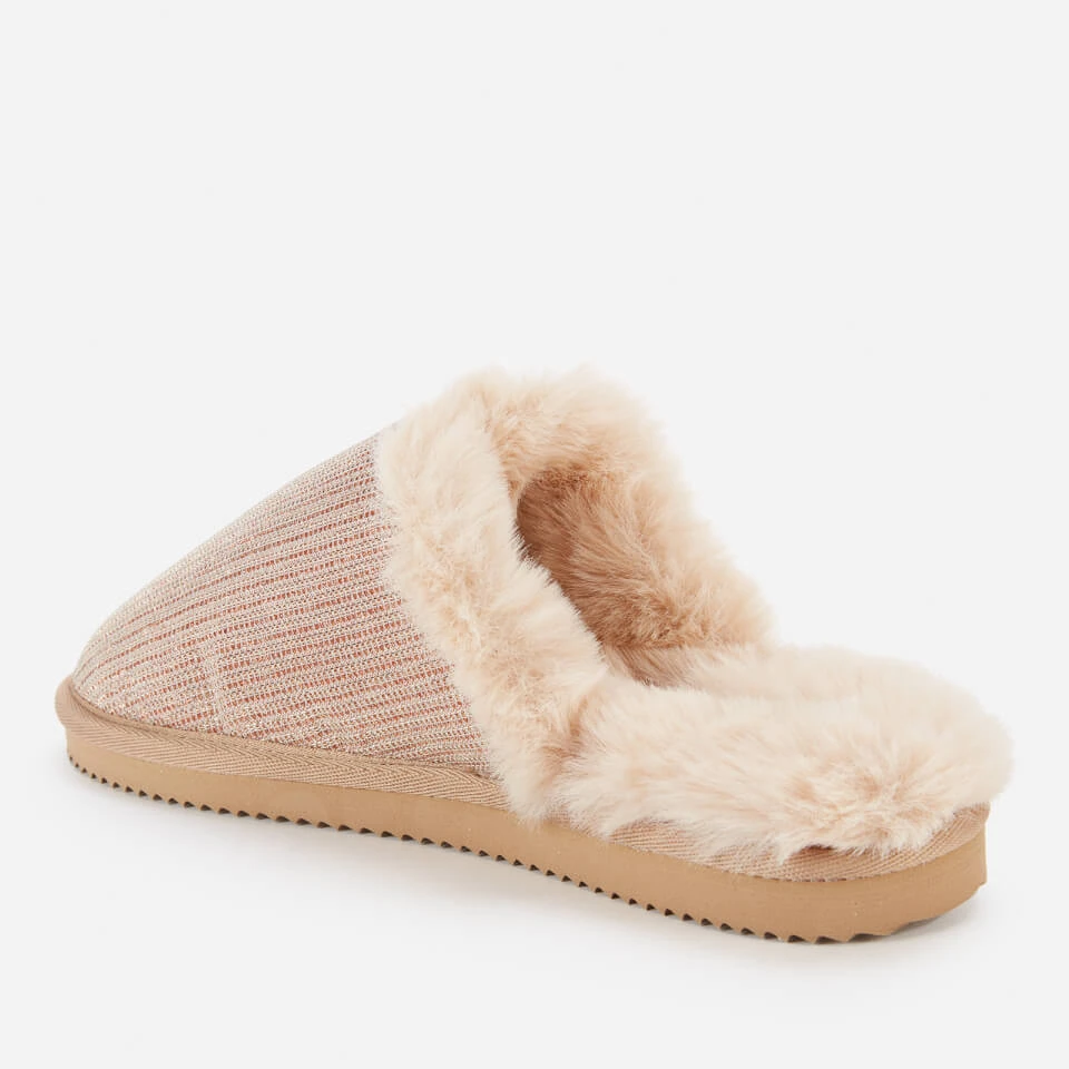 MICHAEL Michael Kors Women's Janis Slippers - Dark Copper 2 MICHAEL Michael Kors Women's Janis Slippers - Dark Copper - Image 2