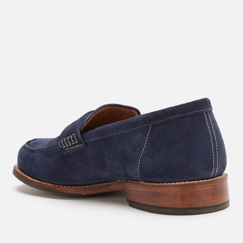 Grenson Men's Jago Suede Loafers - Navy 2 Grenson Men's Jago Suede Loafers - Navy - Image 2