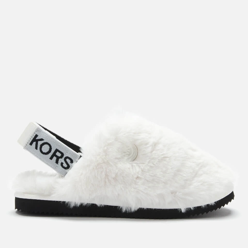 MICHAEL Michael Kors Women's Elsie Slippers - Optic White 1 MICHAEL Michael Kors Women's Elsie Slippers - Optic White