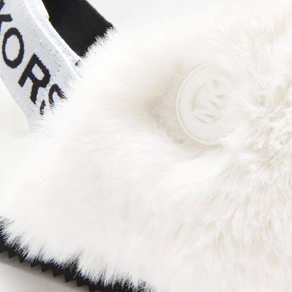 MICHAEL Michael Kors Women's Elsie Slippers - Optic White 4 MICHAEL Michael Kors Women's Elsie Slippers - Optic White - Image 4