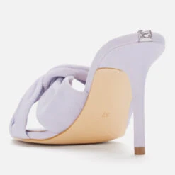 Guess Women's Daiva Suede Heeled Mules - Lilac -Vans Shoes Shop 13438972 3184932949666122