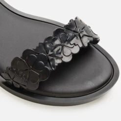 Melissa X Viktor And Rolf Women's Blossom Wave Sandals - Black -Vans Shoes Shop 13449019 3714933458462558