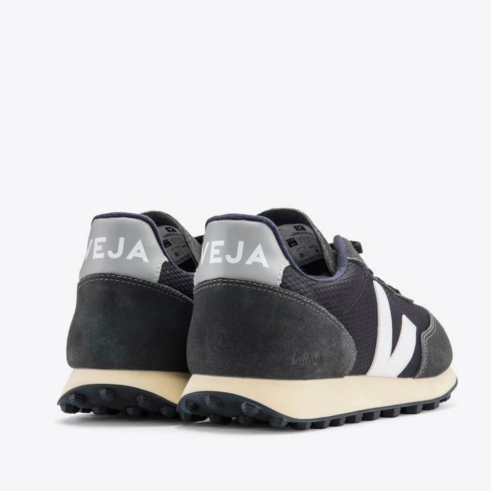 Veja Women's Rio Branco Mesh Running Style Trainers - Black/White/Oxford Grey 4 Veja Women's Rio Branco Mesh Running Style Trainers - Black/White/Oxford Grey - Image 4