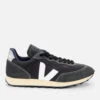 Veja Women's Rio Branco Mesh Running Style Trainers - Black/White/Oxford Grey