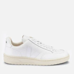 Veja Men's V-12 Leather Trainers - Extra White
