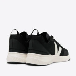 Veja Men's Impala Mesh Vegan Running Style Trainers - Black/Cream -Vans Shoes Shop 13452002 1034951091533359