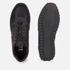 BOSS Men's Parkour Runn Trainers - Black -Vans Shoes Shop 13470584 2105053240394646