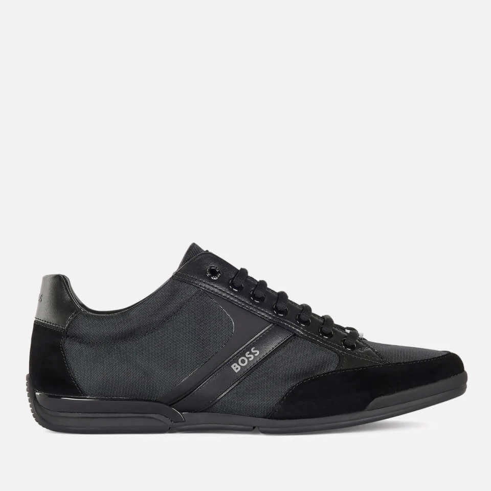 BOSS Men's Saturn Low Profile Trainers - Black 1 BOSS Men's Saturn Low Profile Trainers - Black