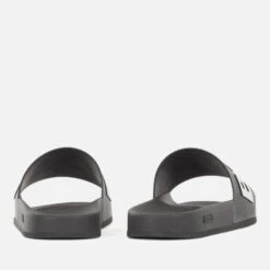 BOSS Men's Bay Slide Sandals - Black -Vans Shoes Shop 13470608 6655053240231125