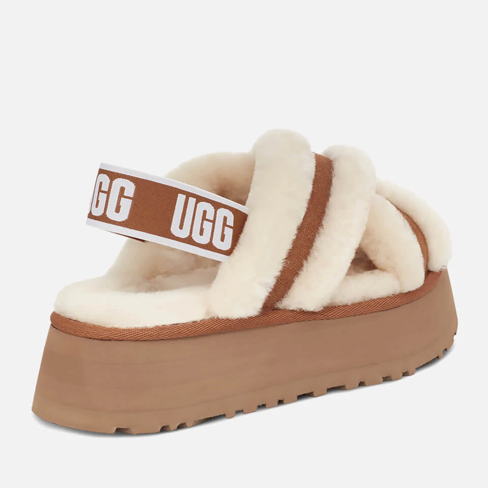 UGG Women's Disco Cross Sheepskin Slippers - Chestnut 4 UGG Women's Disco Cross Sheepskin Slippers - Chestnut - Image 4