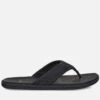 UGG Men's Seaside Leather Flip Flops - Black