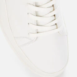 Vagabond Men's John Leather Cupsole Trainers - White -Vans Shoes Shop 13494536 1614935348545274