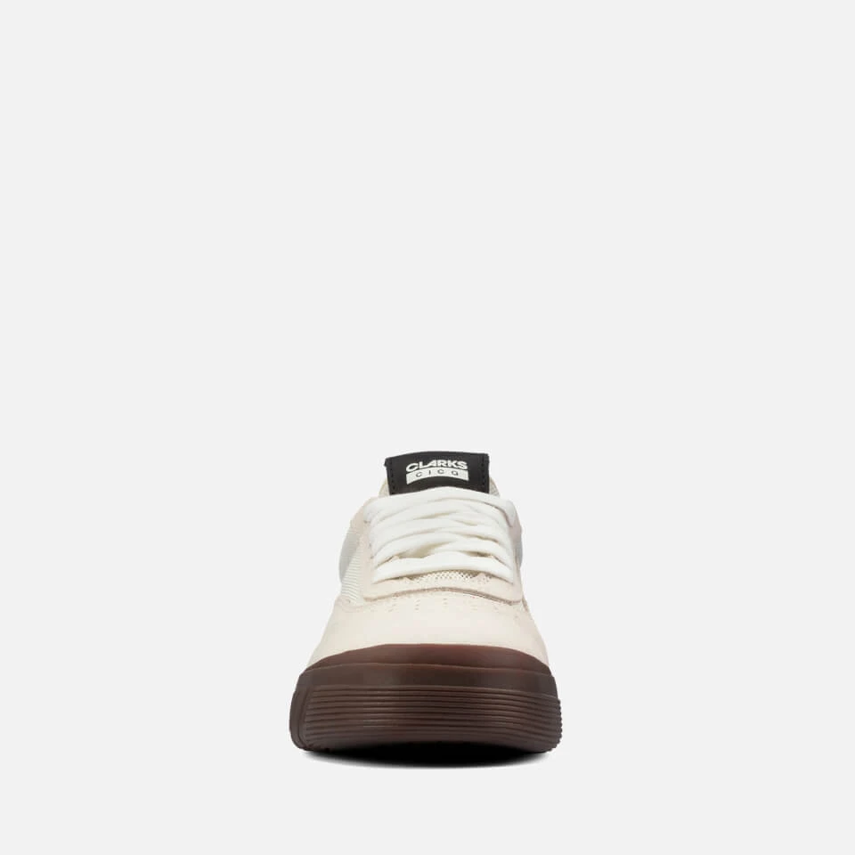 Clarks Youth Cica Trainers - Off White Suede 5 Clarks Youth Cica Trainers - Off White Suede - Image 5