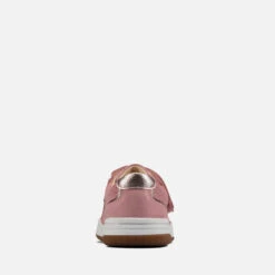 Clarks Kids' Fawn Solo Trainers - Light Pink Lea -Vans Shoes Shop 13523267 1304940433950268